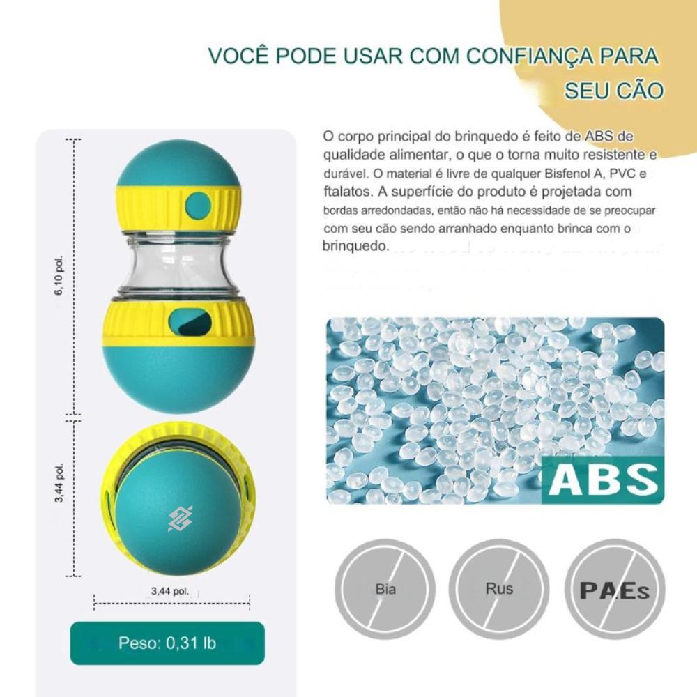 Brinquedo para Pet com Ração Bola com Alimento - 3