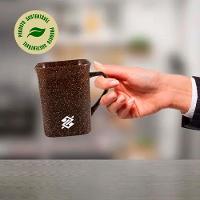 Caneca Quadrada 250ml - Madeira Clara - 2