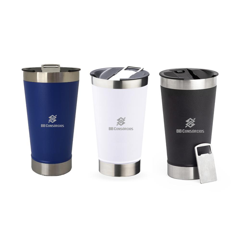 Copo Térmico 500ml em Inox com Abridor - BB CONSÓRCIOS - 2