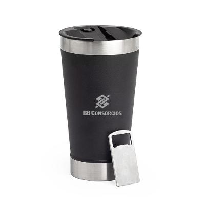 Copo Térmico 500ml em Inox com Abridor - BB CONSÓRCIOS
