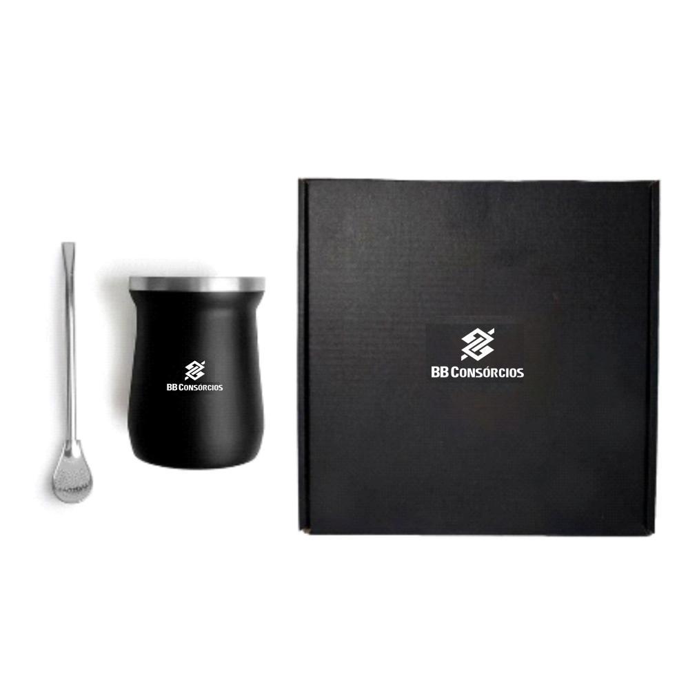 Kit Cuia Térmica Em Aço Inox Com Bomba - BB CONSÓRCIOS - 1