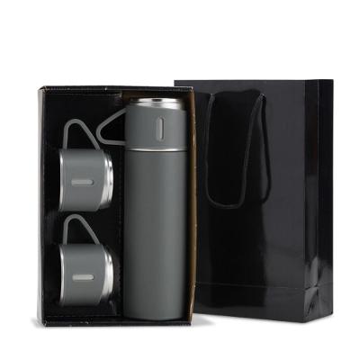 Kit Garrafa Térmica 450ml com Duas Xícaras - BB CONSÓRCIOS