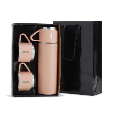 Kit Garrafa Térmica 450ml com Duas Xícaras - BB CONSÓRCIOS