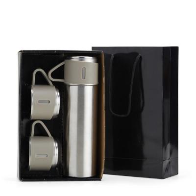 Kit Garrafa Térmica 450ml com Duas Xícaras - BB CONSÓRCIOS