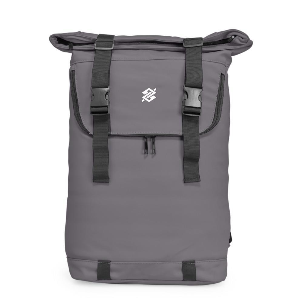 Mochila de Couro Sintético 34 Litros - CINZA - 1