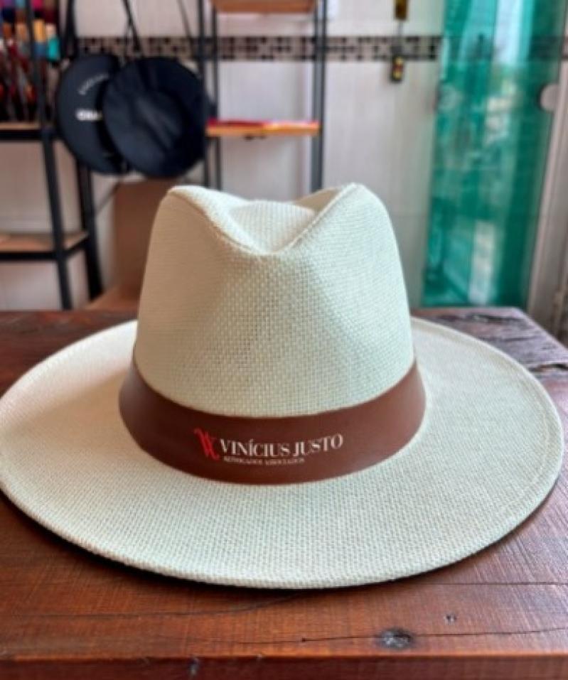 Chapéu panama Fedora Palha Rigida - Produto Sustentável - 2