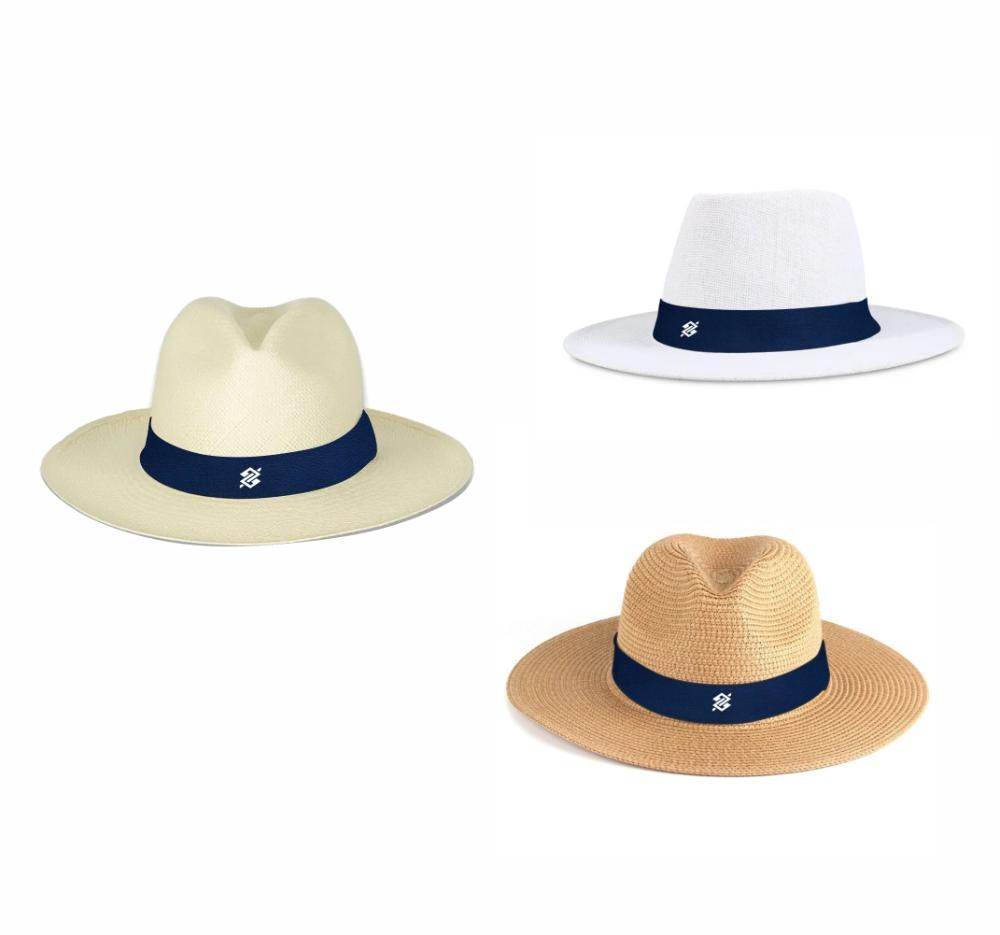 Chapéu panama Fedora Palha Rigida - Produto Sustentável - 3