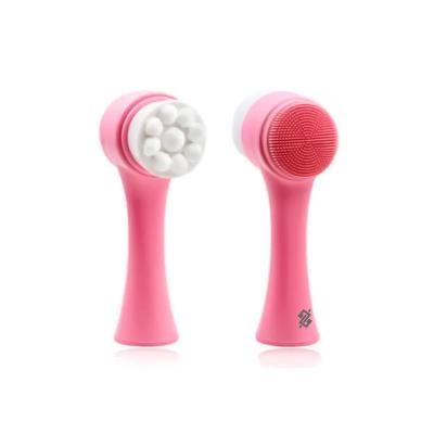 Escova De Limpeza Facial 2 em 1 Massagem Esponja Para Skin Care