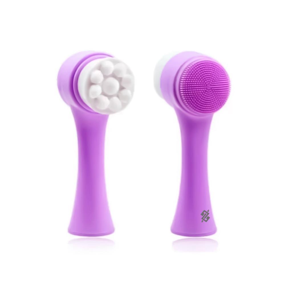 Escova De Limpeza Facial 2 em 1 Massagem Esponja Para Skin Care - 1