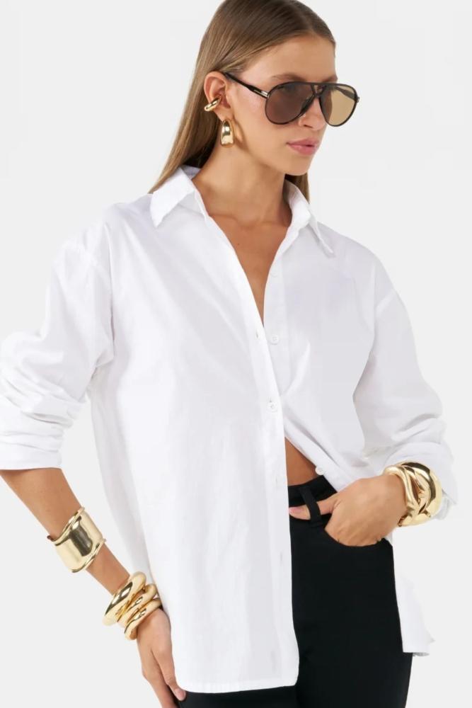 Camisa Feminina Manga Longa em Linho - Linha Premium Feminina - 4