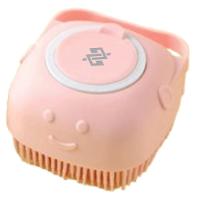Esponja de Silicone P/ Banho Massageador Dispenser Shampoo - 1