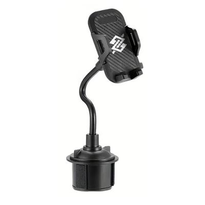 Suporte de Celular no Porta Copos - Preto