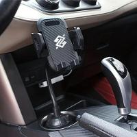 Suporte de Celular no Porta Copos - Preto - 3