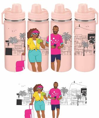 GARRAFA TÉRMICA INOX 570ML LOGO RIO