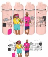 GARRAFA TÉRMICA INOX 570ML LOGO RIO - 1