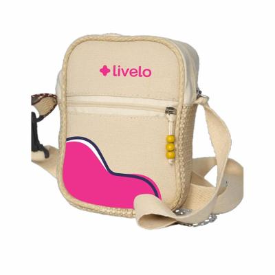 SHOULDER BAG LOGO ROSA