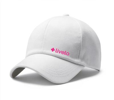BONÉ BRANCO PERSONALIZADO - MODELO LIVELO - Coleção Loja Livelo