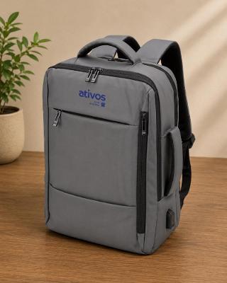 Mochila Pasta em Couro Sintético - Linha Premium - Ativos