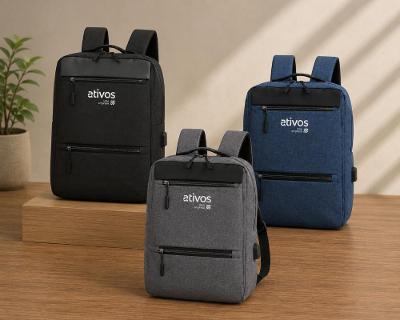 Mochila de Nylon 23L - Ativos Cor:Azul