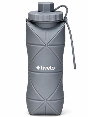 Squeeze Dobrável Silicone 600ml - Coleção Loja Livelo
