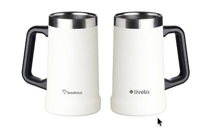 Caneca Térmica 700ml - Coleção Especial Cor:Branca