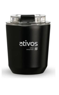 Copo térmico 280ml - Coleção BB Ativos Cor:Branco;Tamanho:280ml