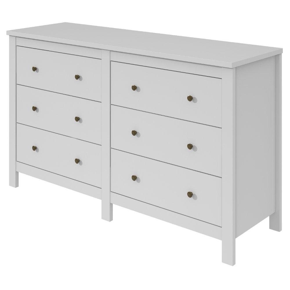 Cômoda Horizontal 6 Gavetas Maggiore New Lopas - 1