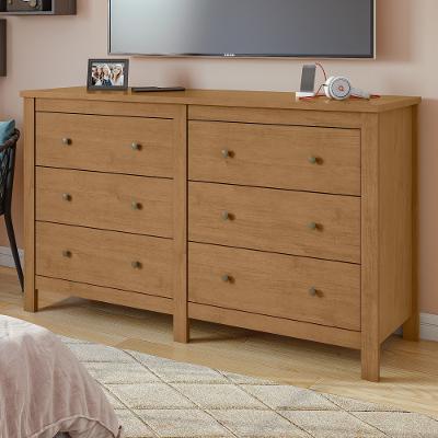 Cômoda Horizontal 6 Gavetas Maggiore New Lopas