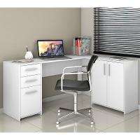 Mesa para Computador de Canto 2 Gavetas Office Notável Móveis - 1