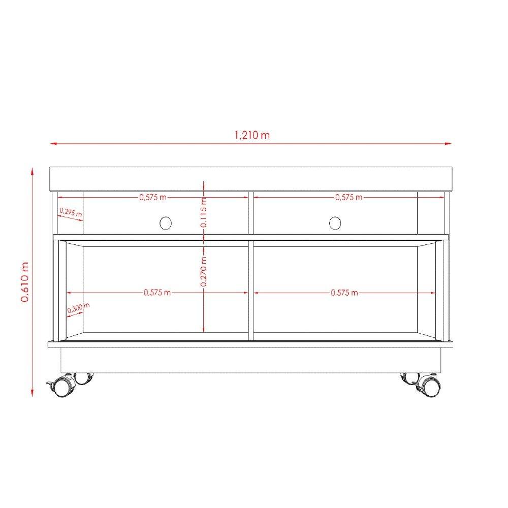 Rack para TV de até 50 Polegadas Artur Madetec - 3