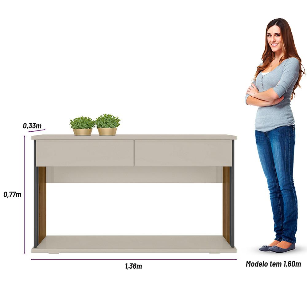 Aparador 2 Gavetas New Bonito Linea Brasil - 3