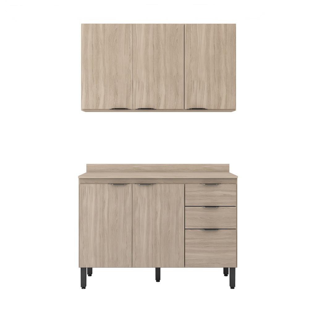 Armário Aéreo e Balcão com Tampo FI0010 Firenza Demobile - 2