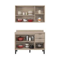 Armário Aéreo e Balcão com Tampo FI0010 Firenza Demobile - 3