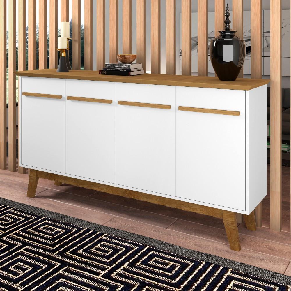 Aparador Buffet 4 Portas Opala Bechara - 1