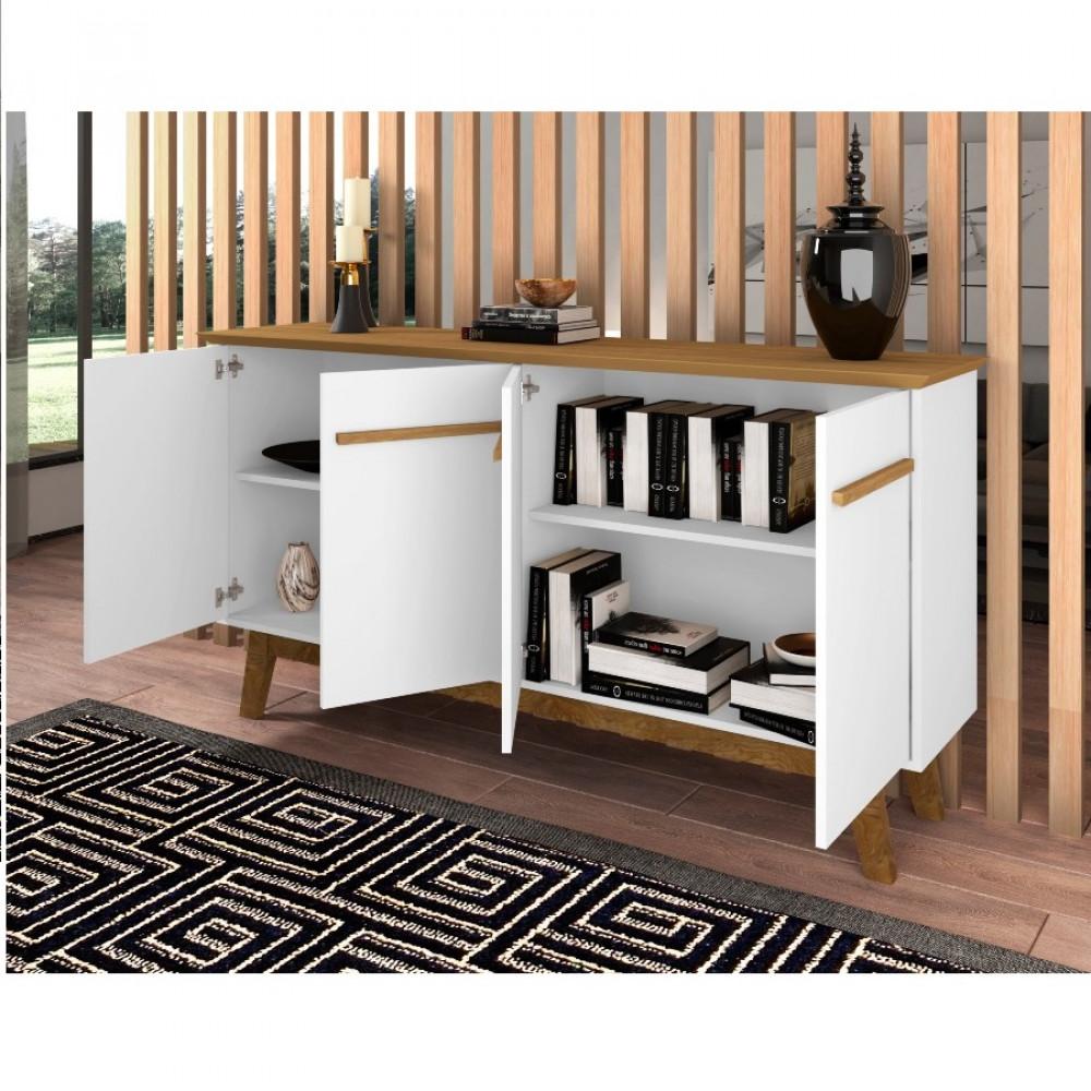 Aparador Buffet 4 Portas Opala Bechara - 2