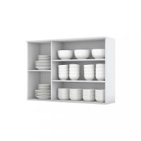 Armário Aéreo 120cm com Vidro 3 Portas C363 Americana Henn - 2