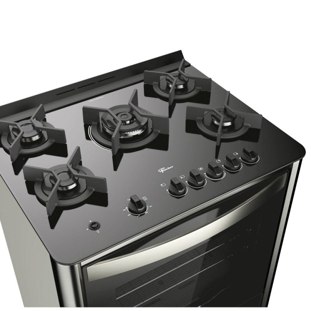 Fogão 5 Bocas Fischer Gran Cheff com Grill - 2