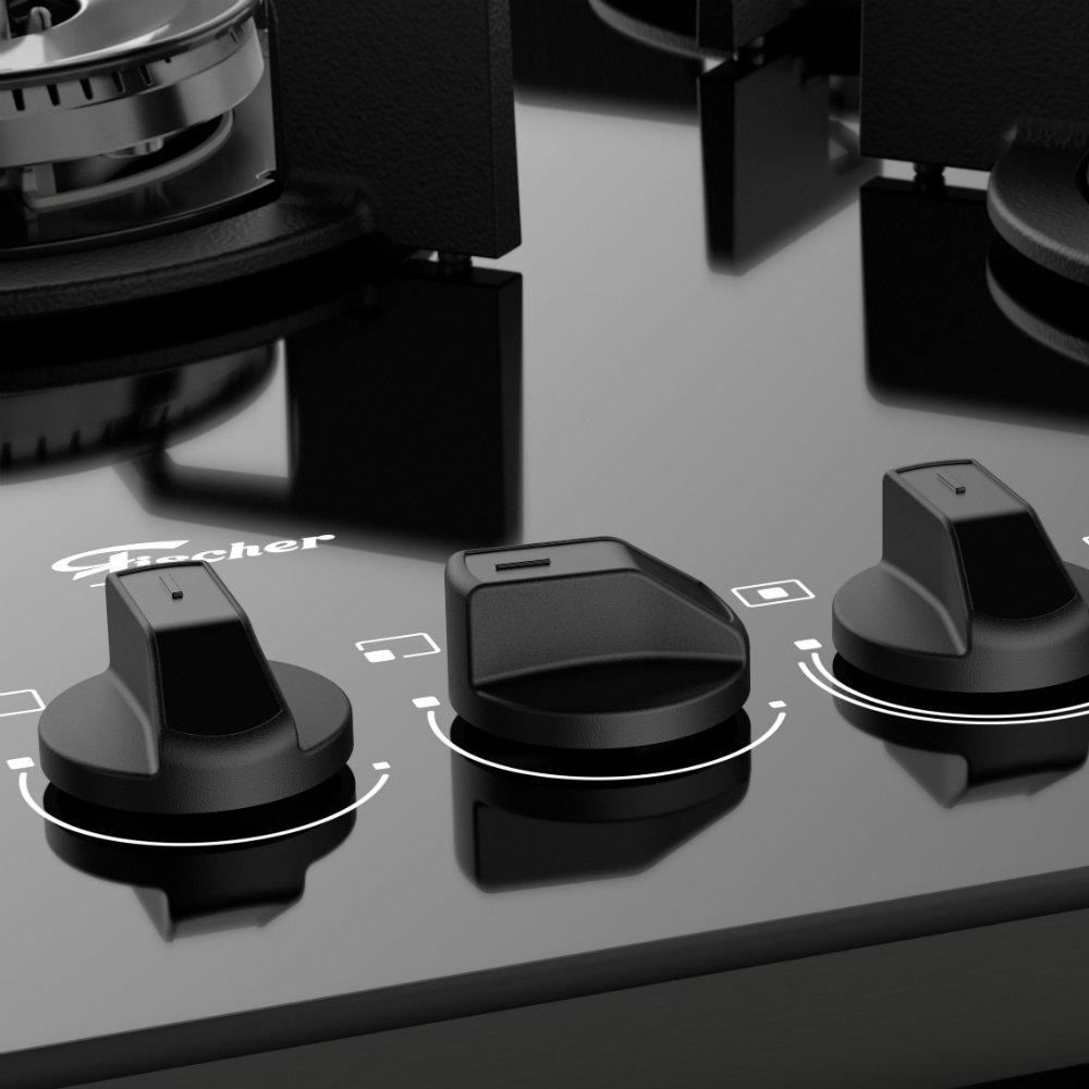 Fogão 5 Bocas Fischer Gran Cheff com Grill - 5