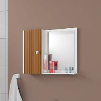 Armário Espelheira 1 Porta Gênova Bechara - 1