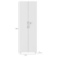 Armário Multiuso 2 Portas com chave Notável Móveis - 3