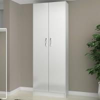 Armário Multiuso Milão 2 Portas 4 Prateleiras Evidência Móveis - 1