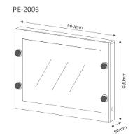 Espelho Camarim Soquetes para Lâmpada Tecno Mobili PE2006 - 2
