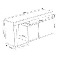 Rack com Painel para TV até 43 Polegadas 2 Portas Palermo Viero - 3