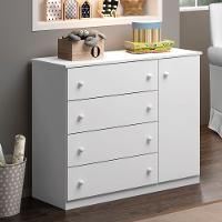 Cômoda 4 Gavetas 1 Porta Elisa Phoenix Baby - 1