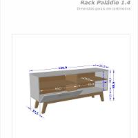 Rack para TV até 55 Polegadas 1 Porta Paládio 1.4 Bechara - 3