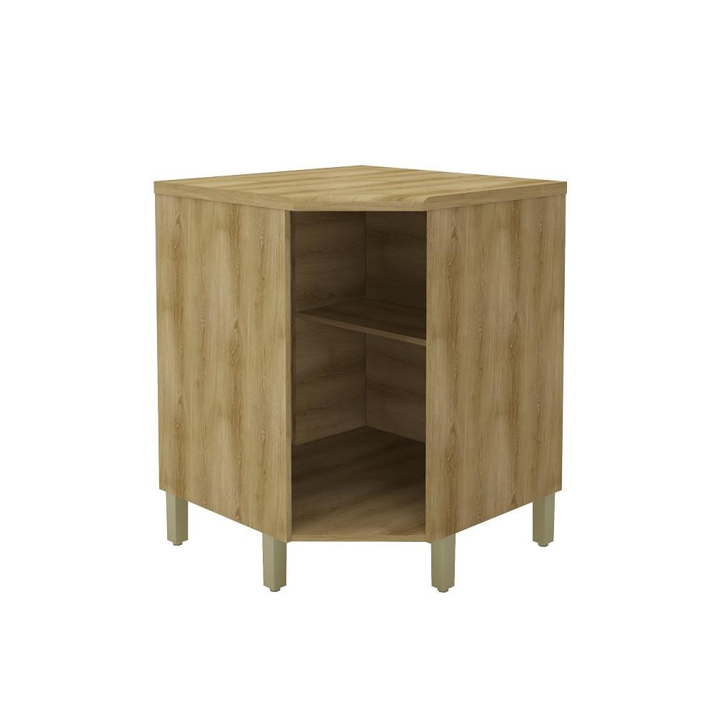 Balcão de Canto Oblíquo1 Porta com Tampo Star Indekes - 2