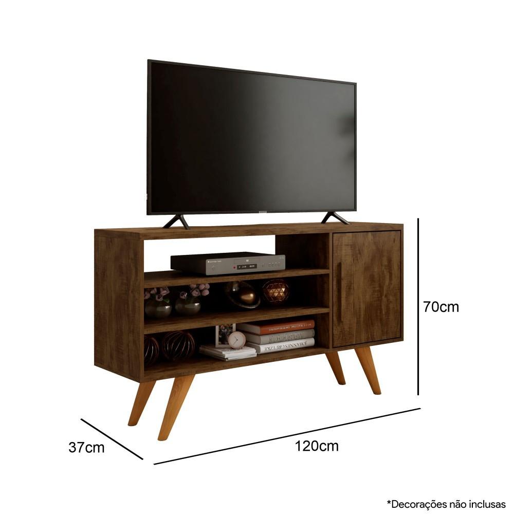 Rack para TV até 55 Polegadas 1 Porta Requinte Benetil - 2