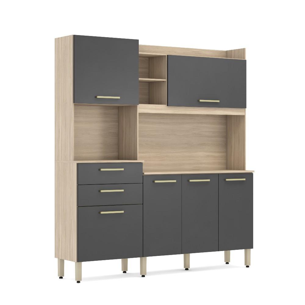 Cozinha Compacta 6 Portas 2 Gavetas Select Demóbile - 2