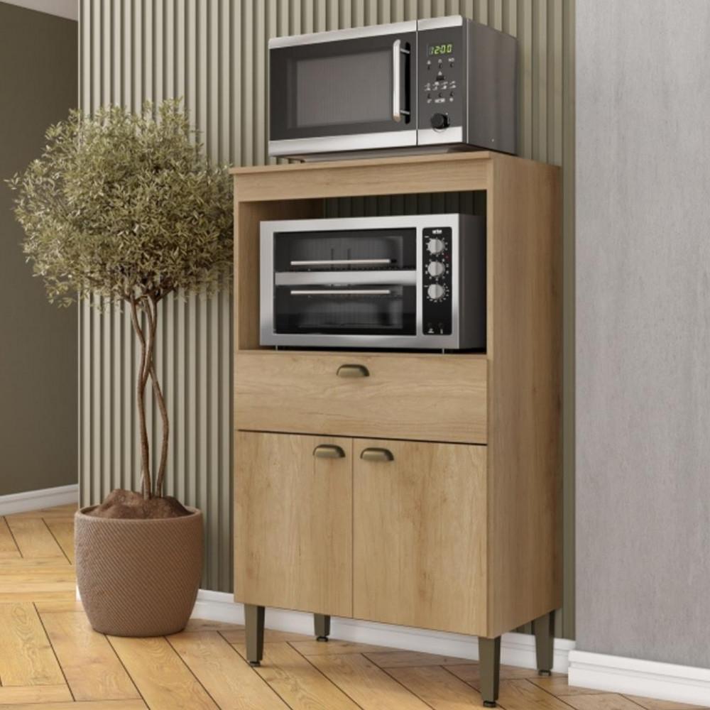 Balcão 2 Portas 1 Gaveta com Tampo 70cm Moderna THB - 1