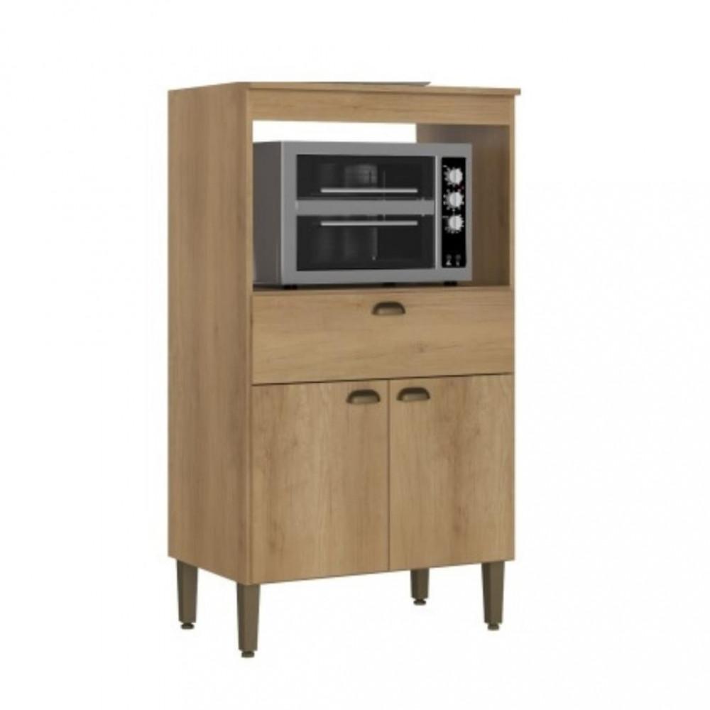 Balcão 2 Portas 1 Gaveta com Tampo 70cm Moderna THB - 2